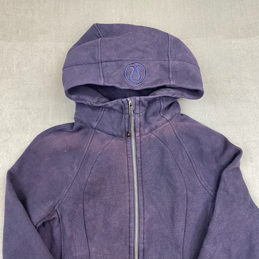 Lululemon‎ Hoodie Purple Full Zip Athletic Womens Size 6 - Picture 3 of 9